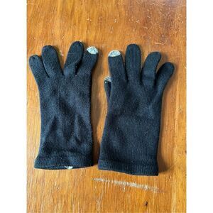 Echo black lightweight texting gloves OS